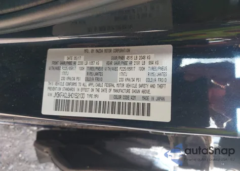 2017 Mazda Cx-5 Touring z USA, uszkodzony, nr VIN JM3KFACL8H0152100